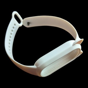 Ремінець для фітнес браслета Mi Band 3/4/5/6 CAT вушка Білий