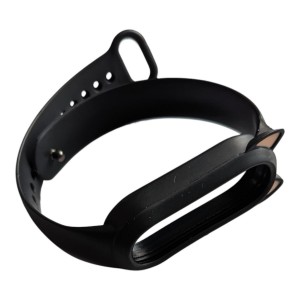 Ремінець для фітнес браслета Mi Band 3/4/5/6 CAT вушка Чорний