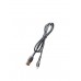 Кабель USB - micro USB Чорний 1м D19V