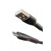 Кабель USB - micro USB Чорний 1м D19V
