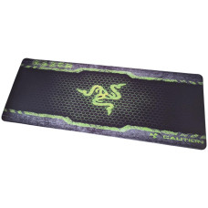 Килимок для мишки 780x300мм Razer Caution зелений з боковою прошивкою, антиковзаюча основа