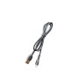 Кабель USB - micro USB Чорний 1м D19V